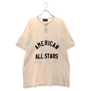 フィアオブゴッド(FEAR OF GOD)のFEAR OF GOD フィアオブゴッド 20AW SEVENTH COLLECTION All Star Henley Tee セブンスコレクション オールスター ヘンリーネック 半袖Tシャツカットソー ベージュ FG50-017 CTJ(Tシャツ/カットソー(半袖/袖なし))