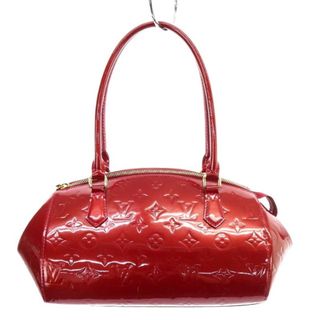 ルイヴィトン(LOUIS VUITTON)のルイヴィトン ヴェルニ シャーウッド PM ハンドバッグ 赤 M91494(ハンドバッグ)