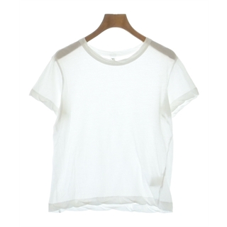 ワイズ(Y's)のY's ワイズ Tシャツ・カットソー 2(S位) 白 【古着】【中古】(カットソー(半袖/袖なし))