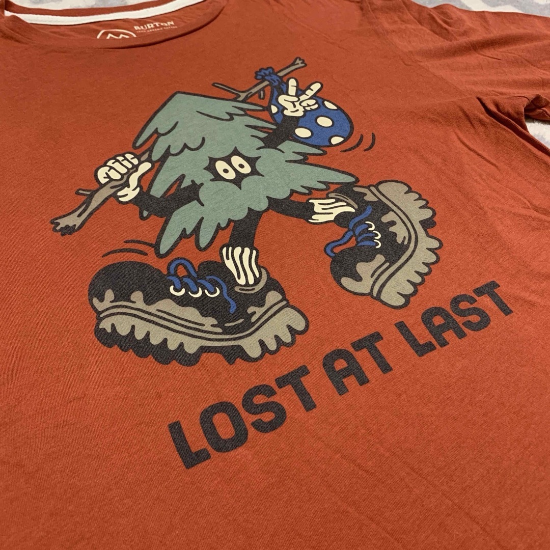 BURTON(バートン)の【良品 レア】 BURTON LOST AT LAST Tシャツ Sサイズ 雪男 メンズのトップス(Tシャツ/カットソー(半袖/袖なし))の商品写真