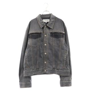 ロエベ(LOEWE)のLOEWE ロエベ 22AW FADED DENIM JACKET フェードデニムジャケット ブラック H526Y50X08(Gジャン/デニムジャケット)