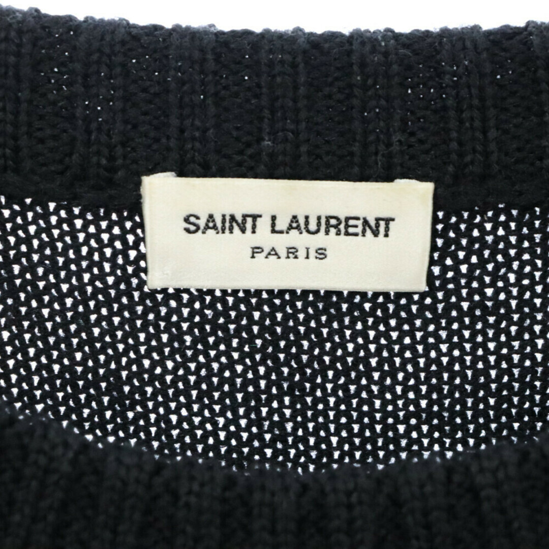 Saint Laurent(サンローラン)のSAINT LAURENT PARIS サンローランパリ 16SS エディ期 ダイナソー ウール ニット ブラック 411363 Y1MM1 メンズのトップス(その他)の商品写真