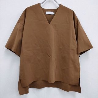 グラフペーパー(Graphpaper)のGraphpaper 新品 Compact Ponte Cut Off Pull Over GL203-70037B 定価30800円 ブラウス シャツ ブラウン グラフペーパー【中古】4-0419S♪#(シャツ/ブラウス(半袖/袖なし))