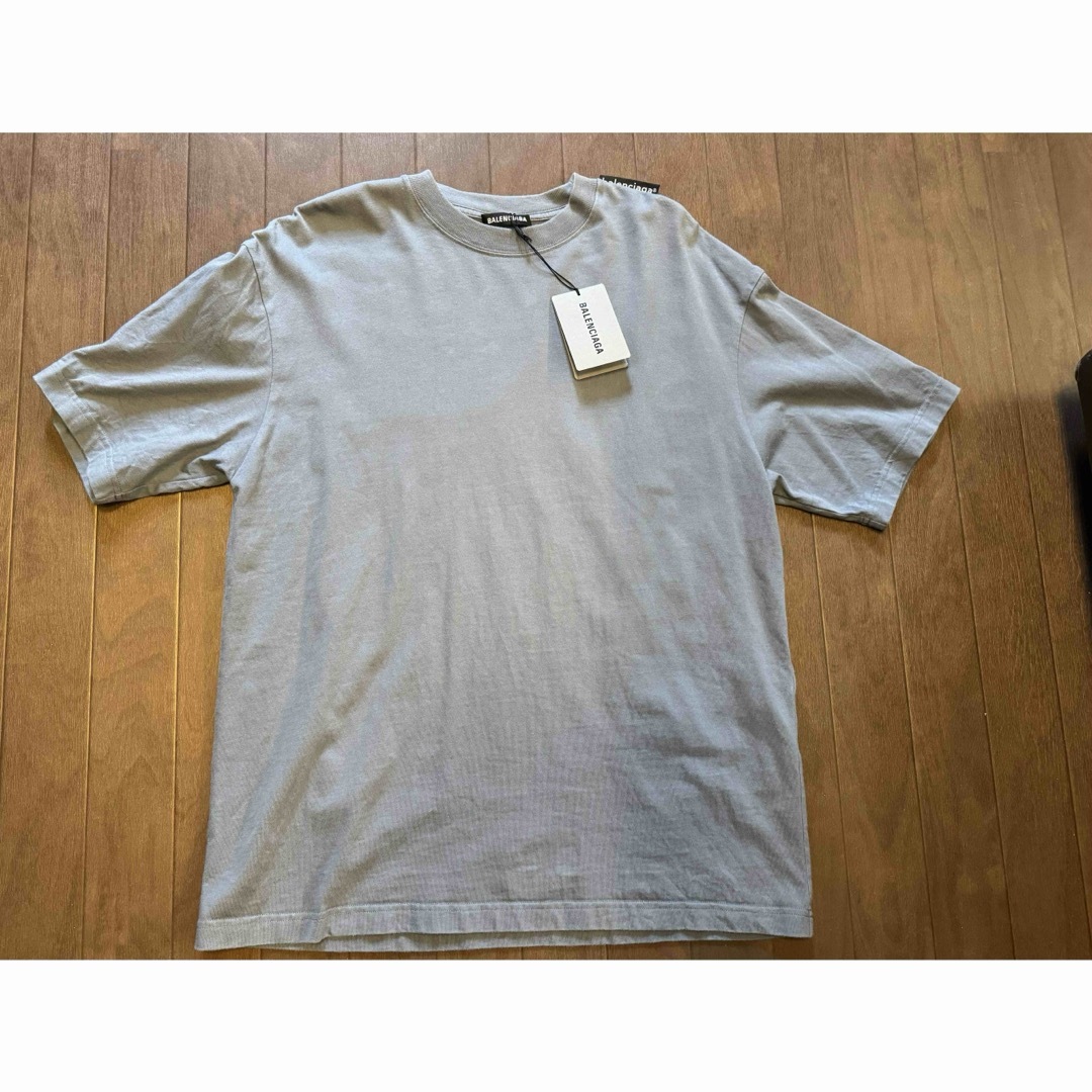 Balenciaga(バレンシアガ)の正規店購入 BALENCIAGA バレンシアガ 肩ロゴタブ 半袖Tシャツ S メンズのトップス(Tシャツ/カットソー(半袖/袖なし))の商品写真