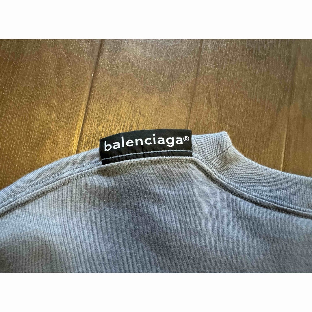 Balenciaga(バレンシアガ)の正規店購入 BALENCIAGA バレンシアガ 肩ロゴタブ 半袖Tシャツ S メンズのトップス(Tシャツ/カットソー(半袖/袖なし))の商品写真