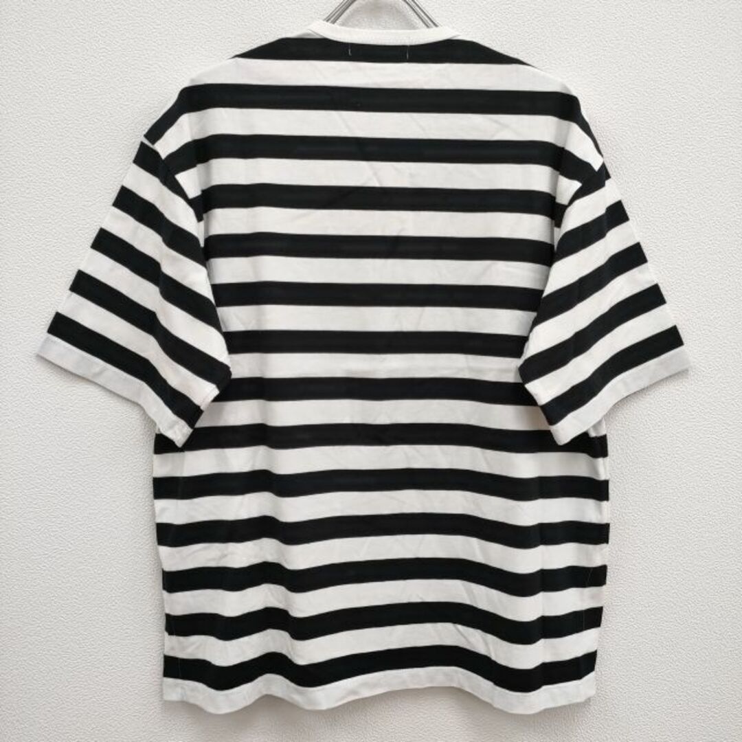 Graphpaper(グラフペーパー)のGraphpaper 新品 Border S/S Slit Tee GL201-70145B 定価13200円 半袖Tシャツ ブラック ホワイト レディース グラフペーパー【中古】4-0419S♪ レディースのトップス(Tシャツ(半袖/袖なし))の商品写真