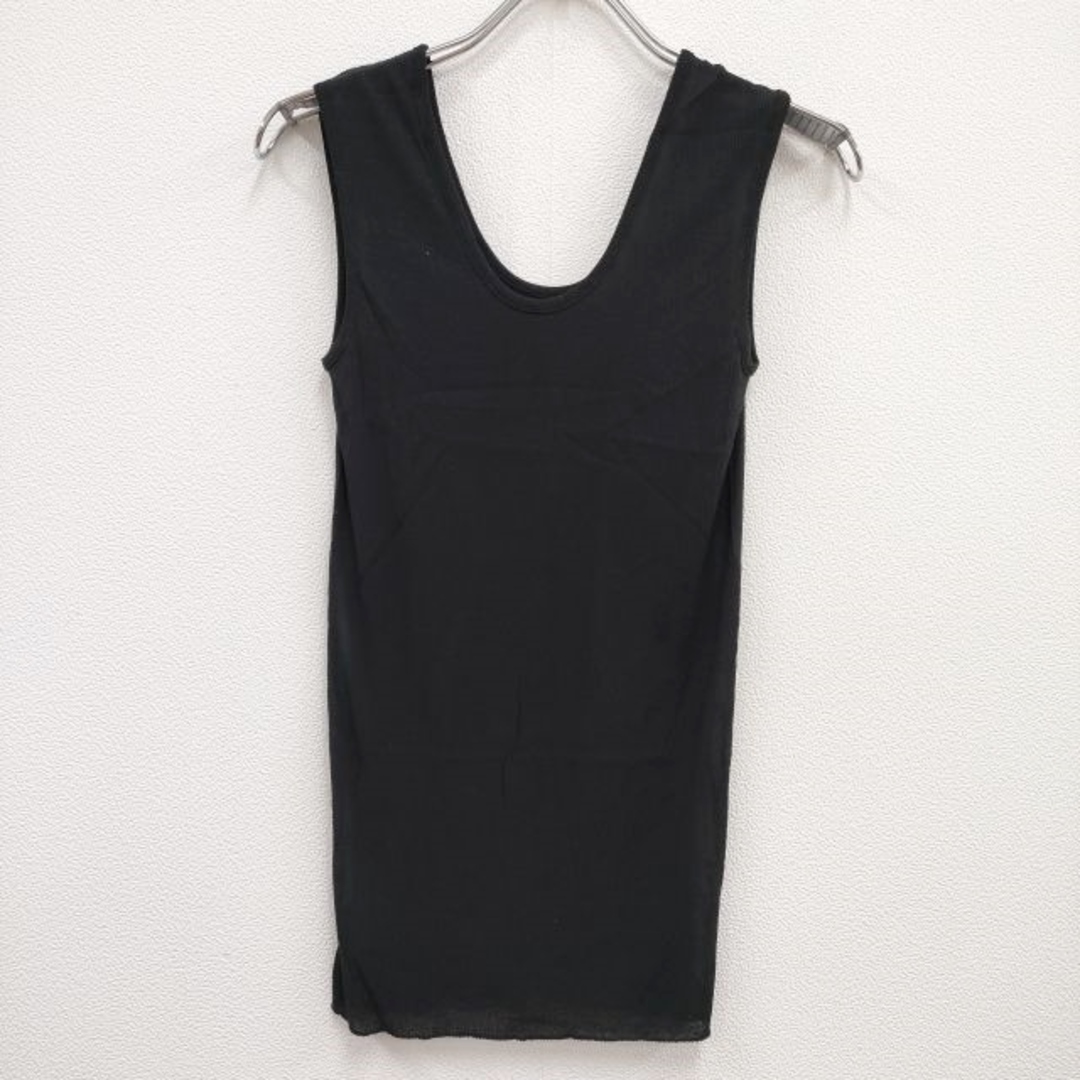 Graphpaper(グラフペーパー)のGraphpaper 新品 Narrow Rib tank Top GL211-70201B 定価7480円 タンクトップ ブラック レディース グラフペーパー【中古】4-0419S♪ レディースのトップス(タンクトップ)の商品写真