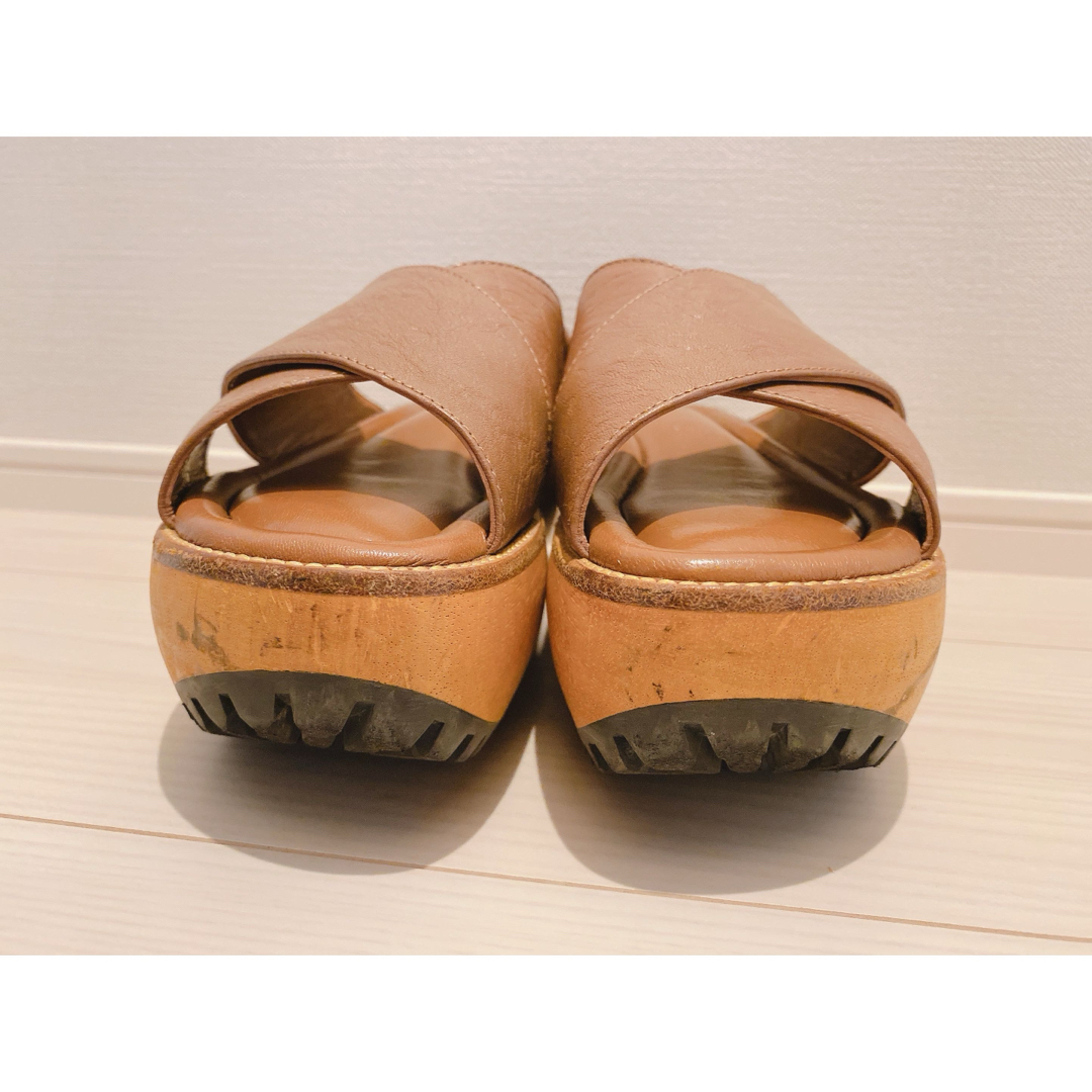 Marni(マルニ)のMARNIマルニ☆厚底ウッドサンダル ブラウン  レディースの靴/シューズ(サンダル)の商品写真