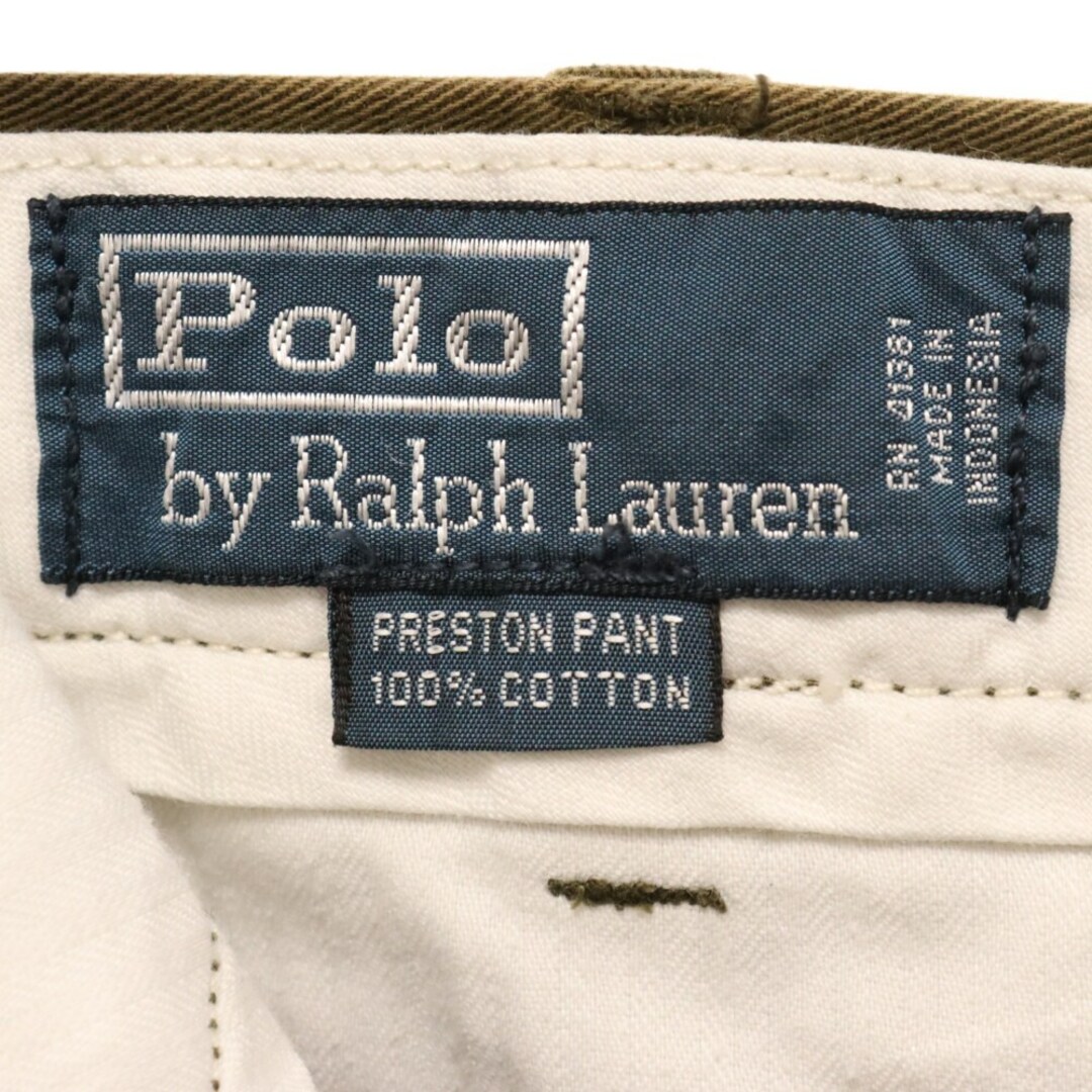 POLO RALPH LAUREN(ポロラルフローレン)のPOLO RALPH LAUREN ポロラルフローレン 90S コットン チノ パンツ カーキ メンズのパンツ(その他)の商品写真