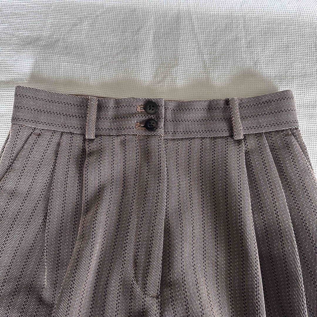 TODAYFUL(トゥデイフル)のTODAYFUL Stripe Jacquard Trousers  36 美品 レディースのパンツ(カジュアルパンツ)の商品写真