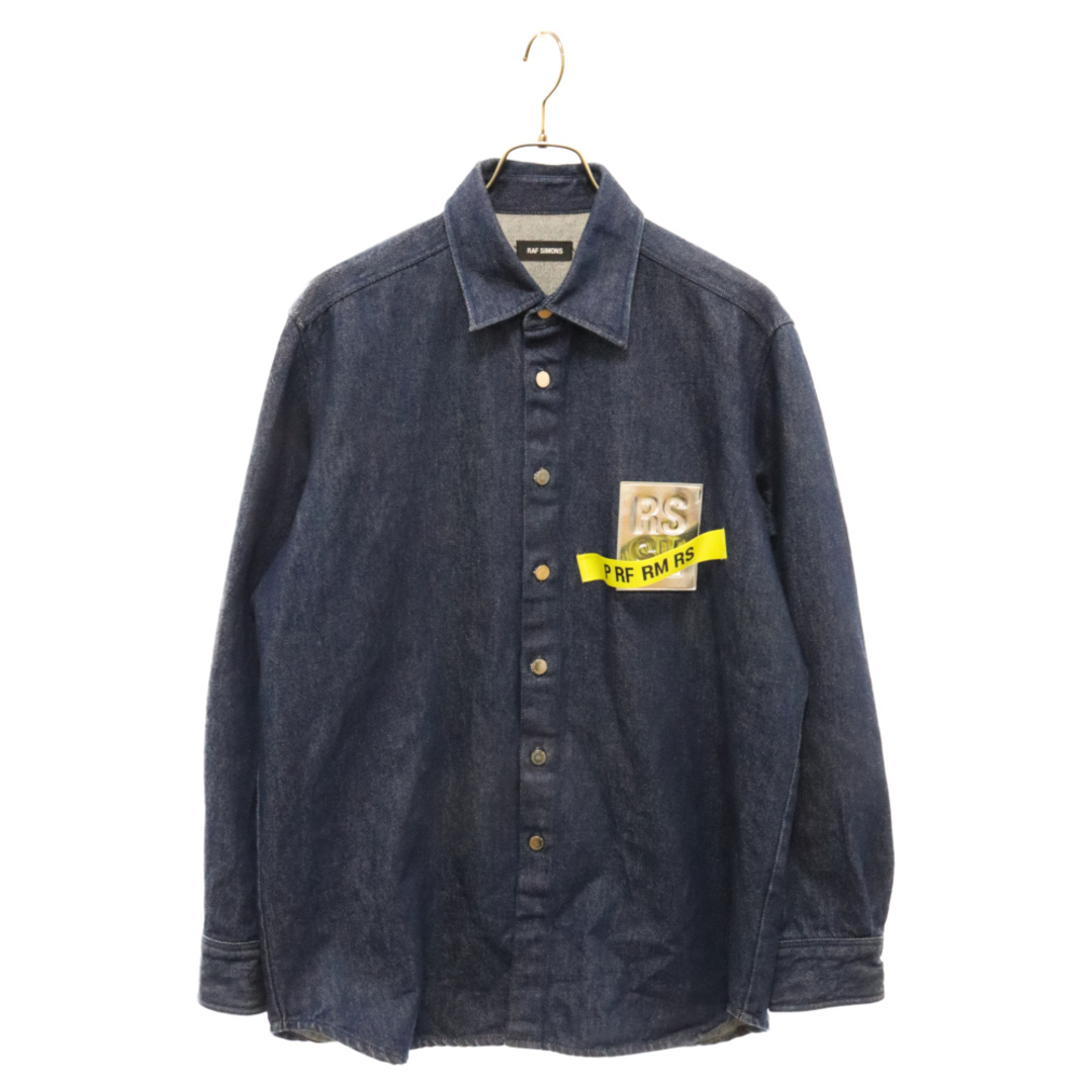 RAF SIMONS(ラフシモンズ)のRAF SIMONS ラフシモンズ 19AW Carry Over Slim Fit Denim Shirt キャリーオーバー スリムフィット デニムシャツ 長袖シャツ インディゴ メンズのジャケット/アウター(Gジャン/デニムジャケット)の商品写真