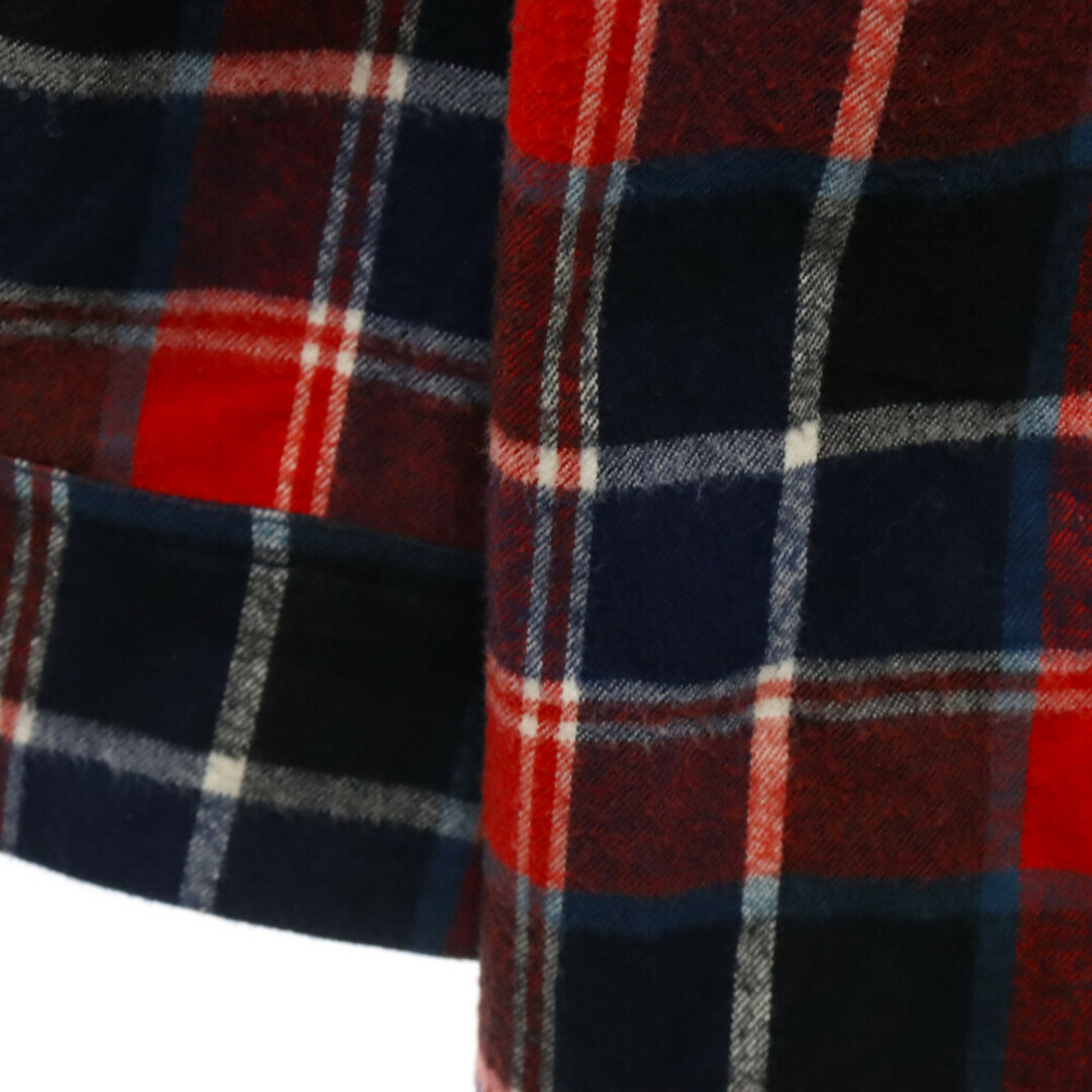 FEAR OF GOD(フィアオブゴッド)のFEAR OF GOD フィアオブゴッド SIXTH COLLECTION Plaid Overshirt シックスコレクション オーバーサイズド フランネルシャツ 長袖チェックシャツ レッド/ブルー 6S19-2002-3-7 F18-9W メンズのトップス(シャツ)の商品写真