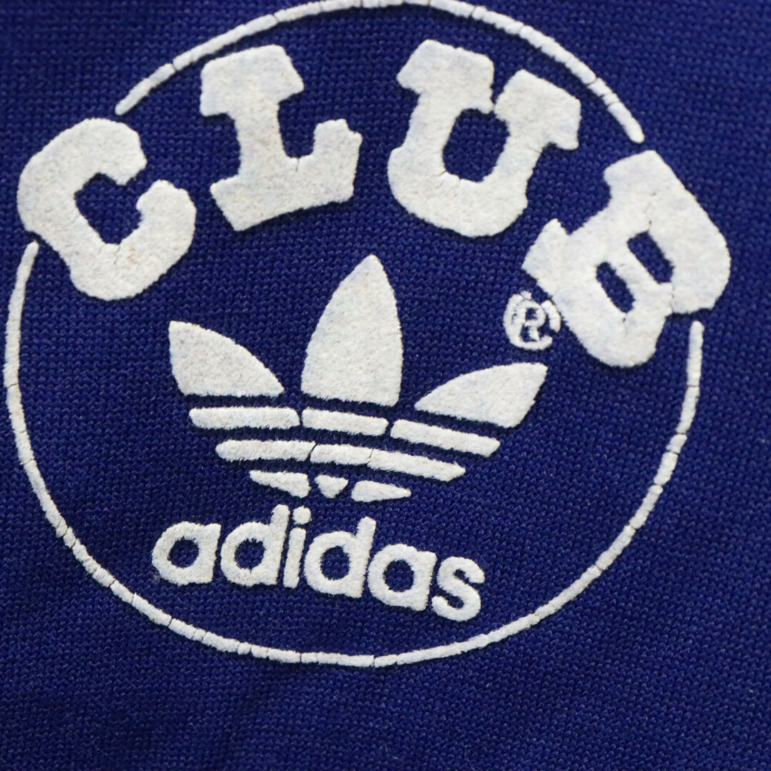 adidas(アディダス)のadidas アディダス 70～80S VINTAGE ヴィンテージ CLUBワッペン ジップアップ トラックジャケット ブルー メンズのジャケット/アウター(フライトジャケット)の商品写真