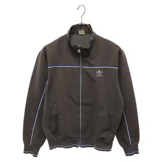 アディダス(adidas)のadidas アディダス 80S VINTAGE ヴィンテージ 西ドイツ ジップアップ トラックジャケット ジャージ グレー(フライトジャケット)