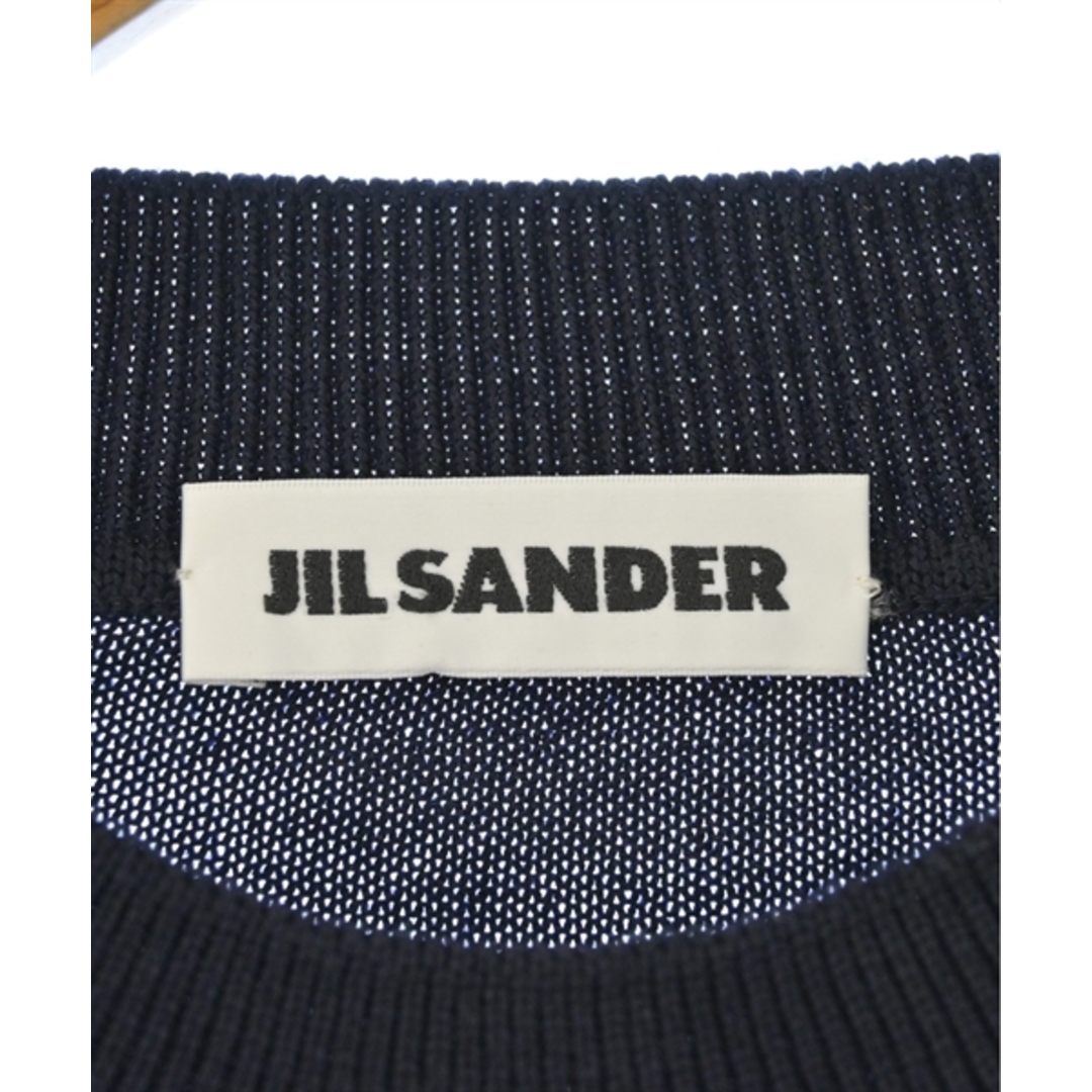 Jil Sander(ジルサンダー)のJIL SANDER ジルサンダー ニット・セーター 48(L位) 紺 【古着】【中古】 メンズのトップス(ニット/セーター)の商品写真