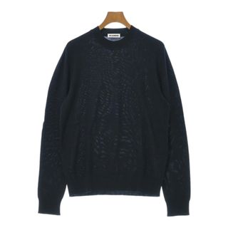 ジルサンダー(Jil Sander)のJIL SANDER ジルサンダー ニット・セーター 48(L位) 紺 【古着】【中古】(ニット/セーター)