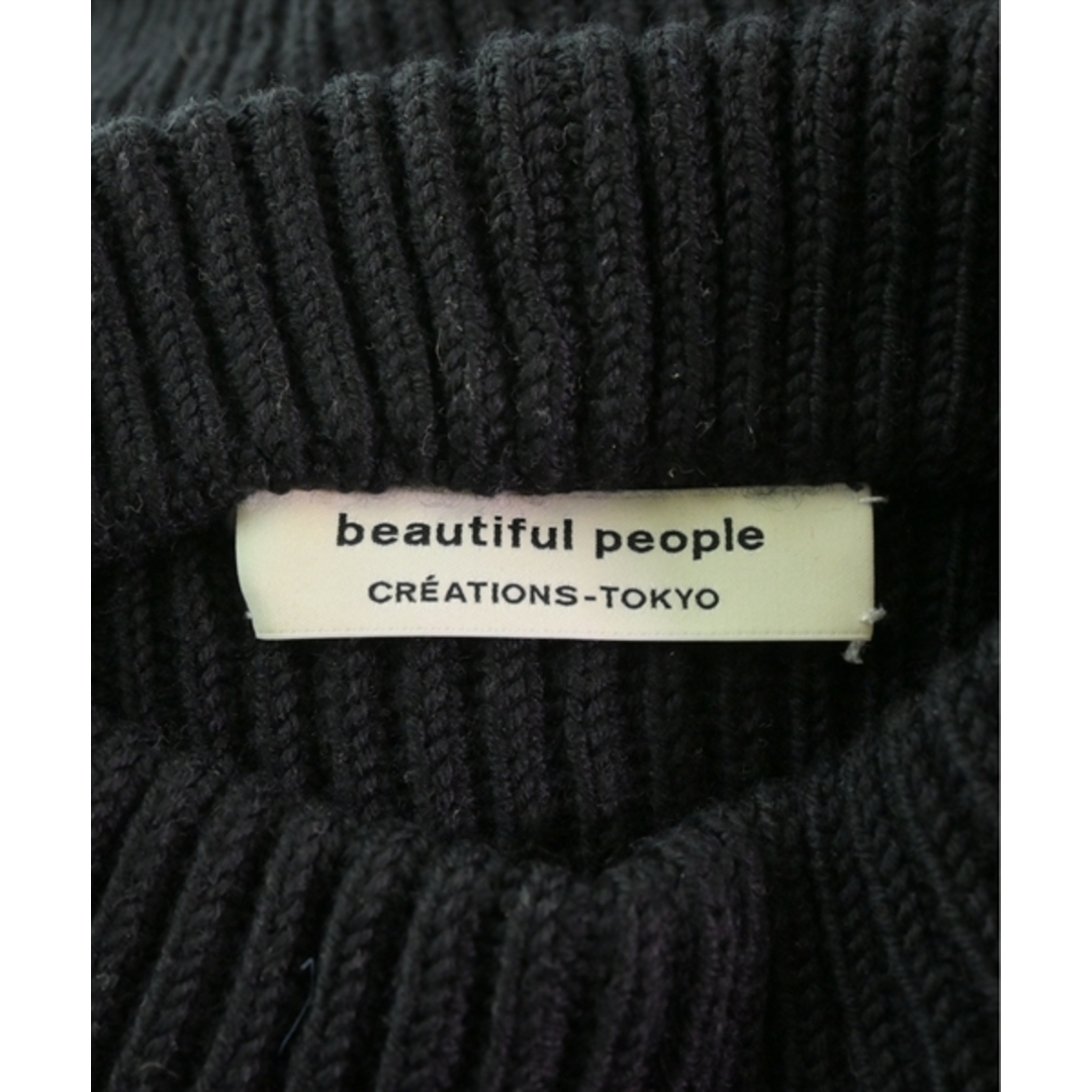 beautiful people(ビューティフルピープル)のbeautiful people ニット・セーター 38(M位) 黒 【古着】【中古】 レディースのトップス(ニット/セーター)の商品写真