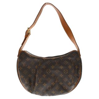 ルイヴィトン(LOUIS VUITTON)のLOUIS VUITTON ルイヴィトン クロワッサンMM モノグラム ショルダーバッグ ブラウン M51512(ショルダーバッグ)