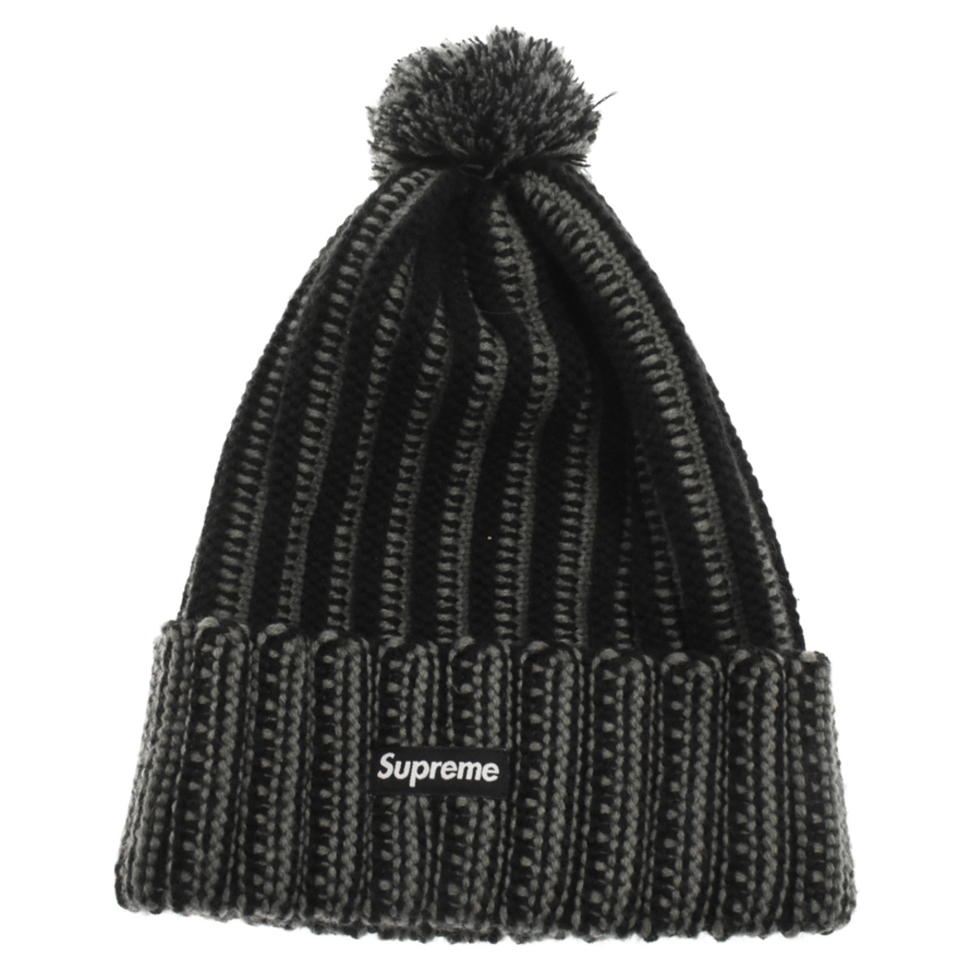 Supreme(シュプリーム)のSUPREME シュプリーム 19AW Contrast Stripe Beanie コントラストストライプビーニー アクリル ニット帽 帽子 ブラック メンズの帽子(ニット帽/ビーニー)の商品写真