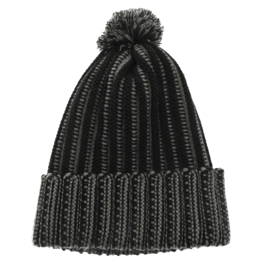 Supreme(シュプリーム)のSUPREME シュプリーム 19AW Contrast Stripe Beanie コントラストストライプビーニー アクリル ニット帽 帽子 ブラック メンズの帽子(ニット帽/ビーニー)の商品写真