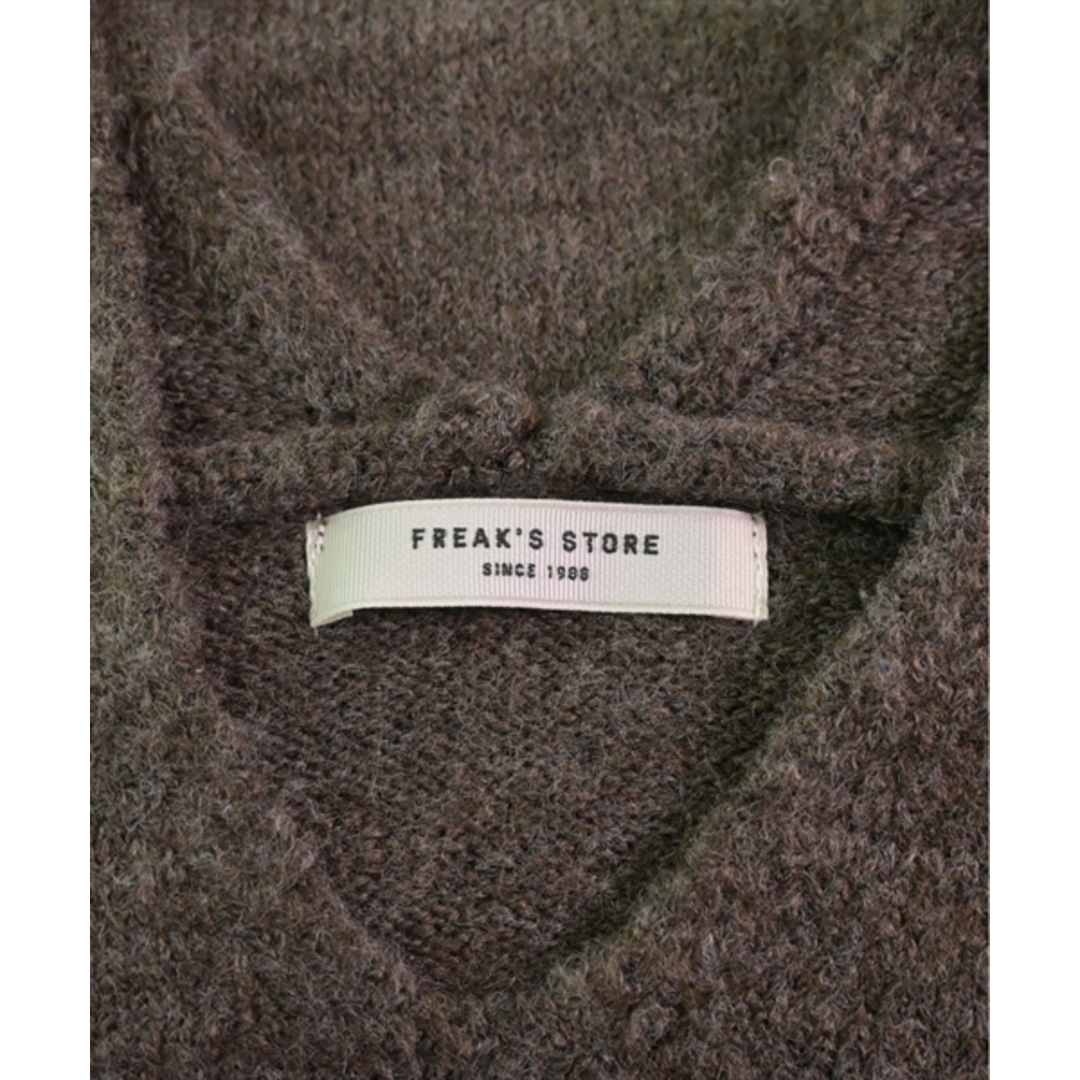 FREAK'S STORE(フリークスストア)のFREAK'S STORE フリークスストア ニット・セーター F 茶 【古着】【中古】 レディースのトップス(ニット/セーター)の商品写真