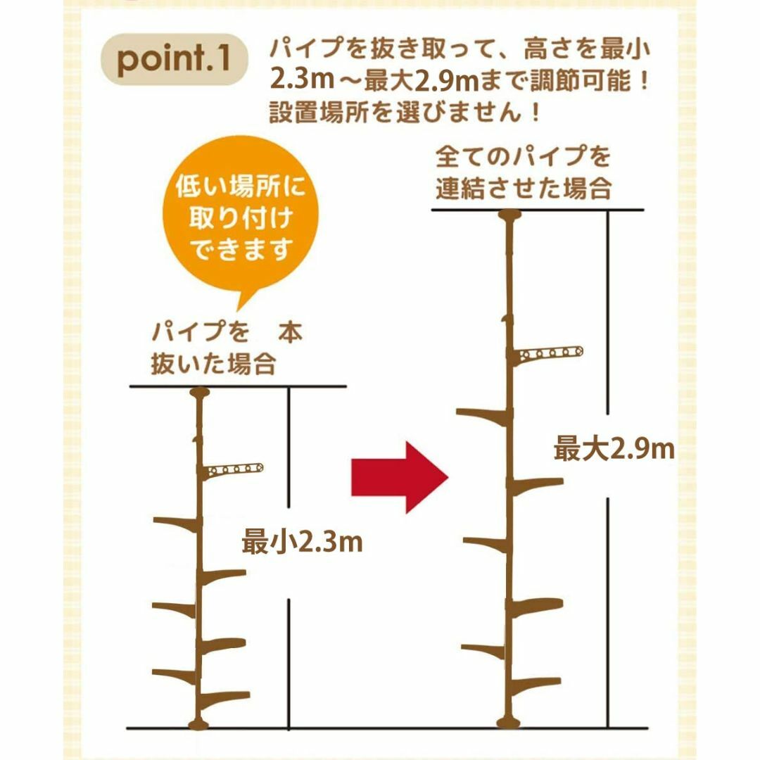 【色: グレー】BAOYOUNI 突っ張り式 プランタースタンド フラワースタン その他のその他(その他)の商品写真