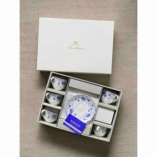 ロイヤルコペンハーゲン(ROYAL COPENHAGEN)のナルミボーンチャイナ ソラリア コーヒーカップソーサー 5つセット(グラス/カップ)