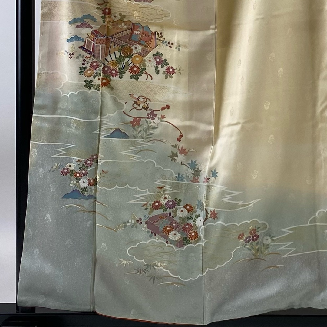 訪問着 身丈159.5cm 裄丈66.5cm 正絹 優品 【中古】 レディースの水着/浴衣(着物)の商品写真