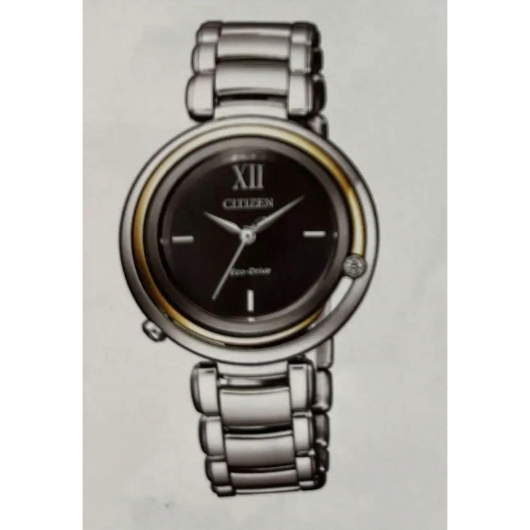 CITIZEN(シチズン)の⭐︎美品　シチズンエル　ワンポイントダイヤ　ソーラー時計☆ レディースのファッション小物(腕時計)の商品写真