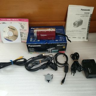 パナソニック(Panasonic)のPanasonic デジタルハイビジョンカメラ　32G 美品　元箱付　TM-30(ビデオカメラ)