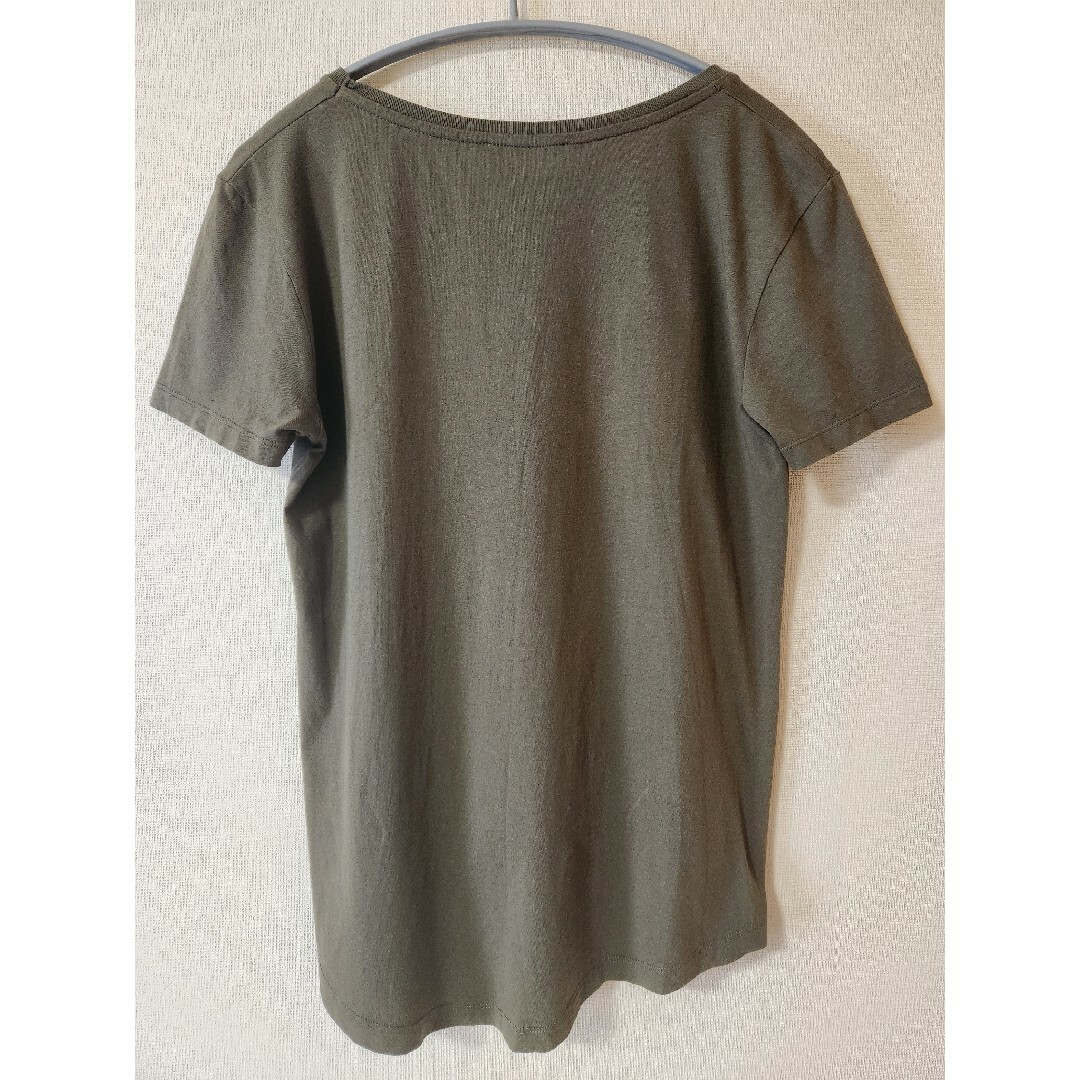 ZARA(ザラ)の『ZARA』ストレッチTシャツ　ダークグリーン　Sサイズ レディースのトップス(Tシャツ(半袖/袖なし))の商品写真