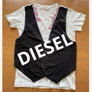 ディーゼル(DIESEL)のDIESEL ベスト付きTシャツ(Tシャツ/カットソー(半袖/袖なし))