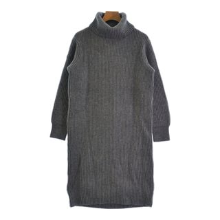 ユナイテッドアローズ(UNITED ARROWS)のUNITED ARROWS ユナイテッドアローズ ワンピース F グレー 【古着】【中古】(ひざ丈ワンピース)