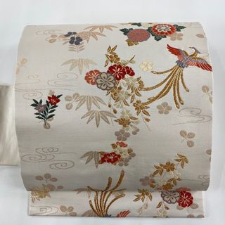 名古屋帯 美品 優品 正絹 【中古】(帯)