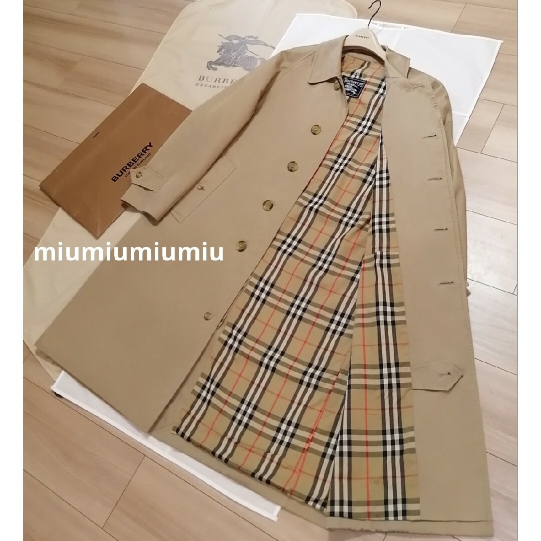 BURBERRY(バーバリー)の本物上質●　ステンカラーコート　ヴィンテージバーバリー メンズのジャケット/アウター(トレンチコート)の商品写真