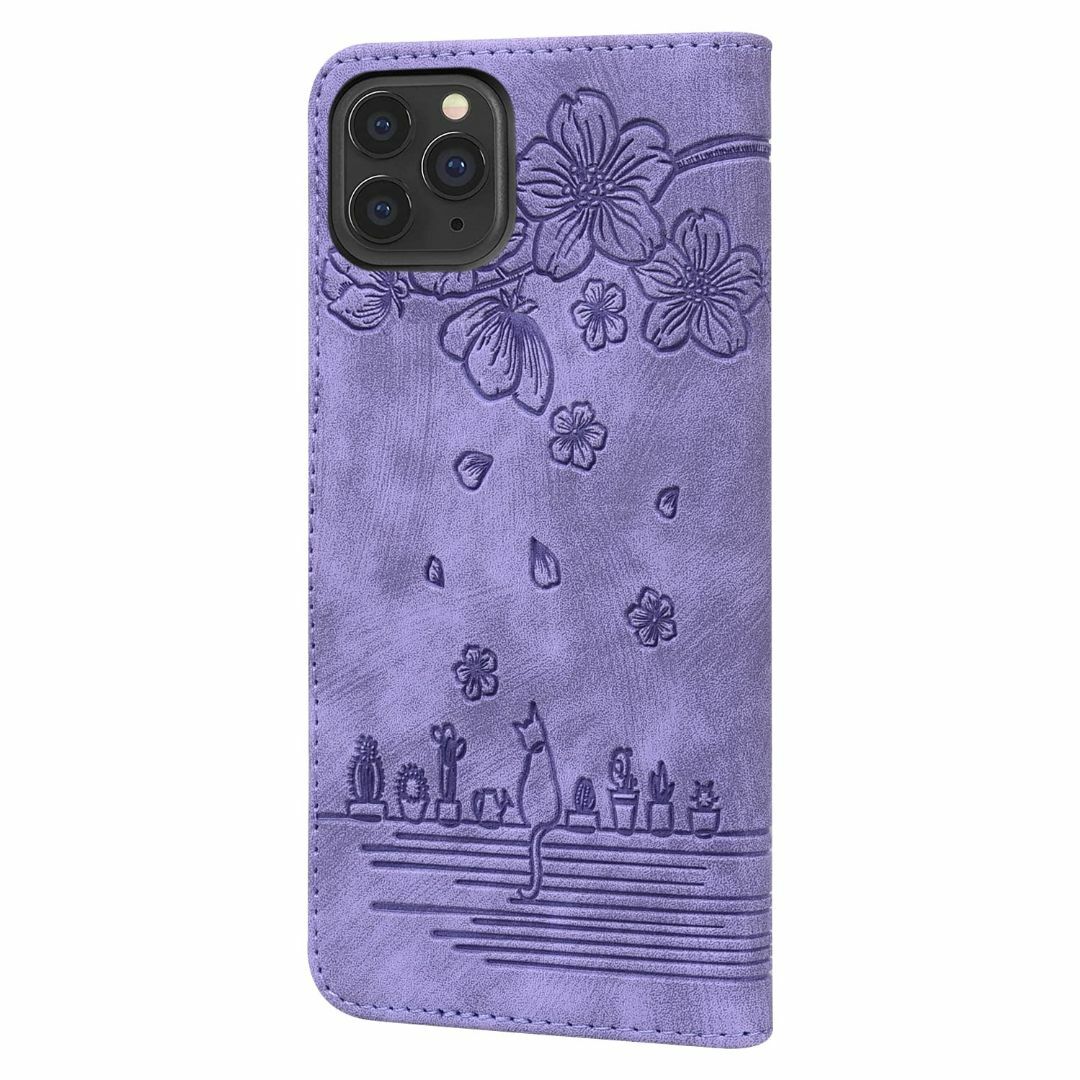 【サイズ:iPhone11Pro*5.8"_色:紫の】Torske iPhone スマホ/家電/カメラのスマホアクセサリー(その他)の商品写真