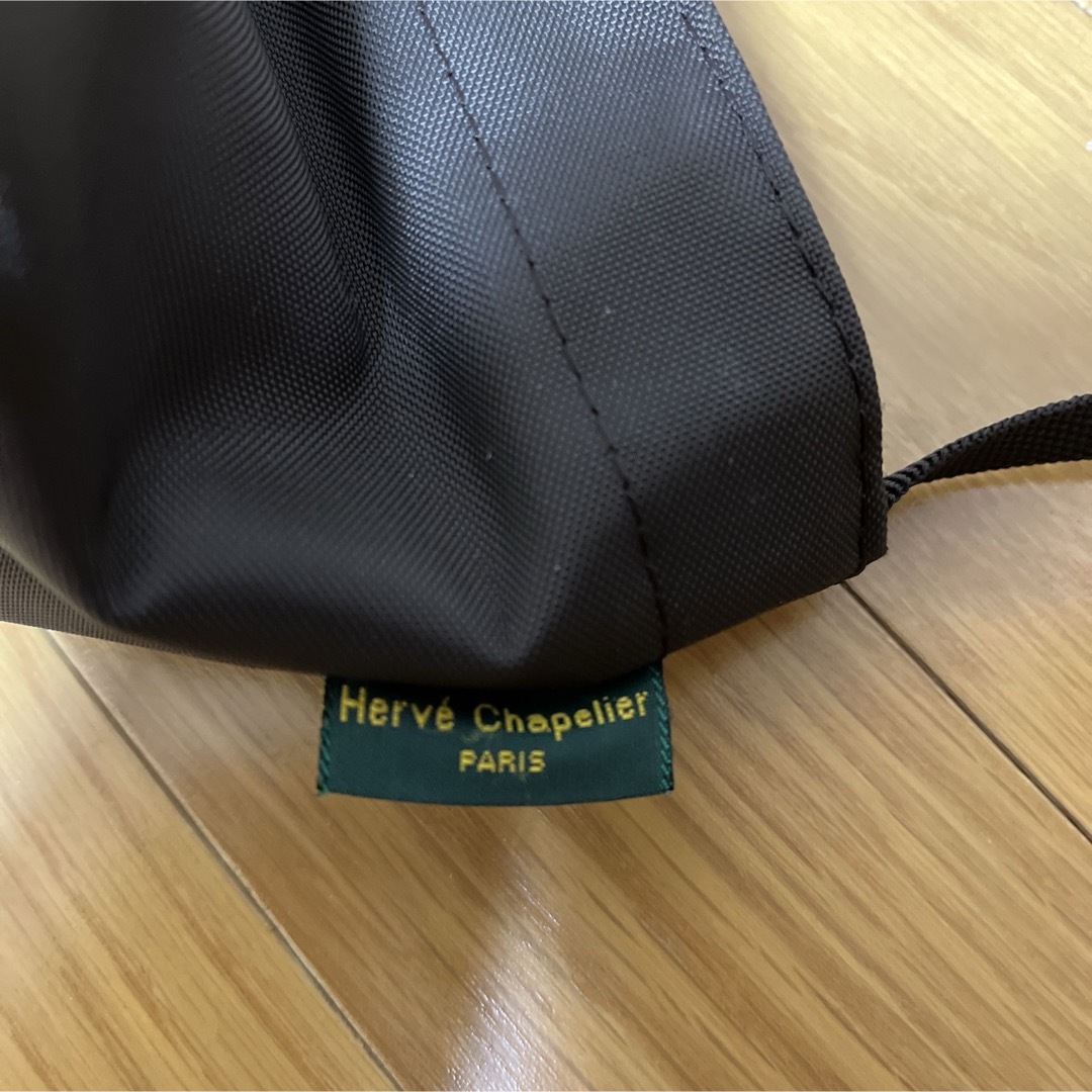 Herve Chapelier(エルベシャプリエ)のエルベシャプリエ Herve Chapelier ミニショルダーバッグ ブラウン レディースのバッグ(ショルダーバッグ)の商品写真