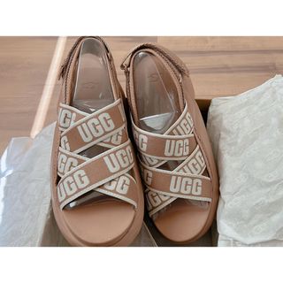 アグ(UGG)のUGG 厚底サンダル　7.5 24.5㎝(サンダル)