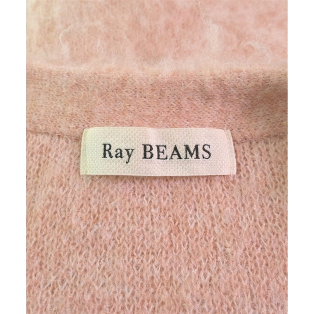 Ray BEAMS(レイビームス)のRay Beams レイビームス カーディガン F ピンク 【古着】【中古】 レディースのトップス(カーディガン)の商品写真