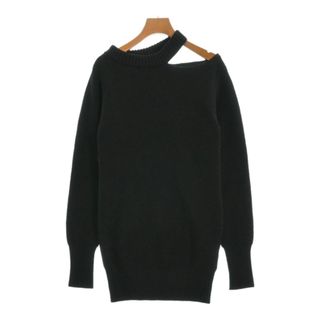 サカイ(sacai)のsacai サカイ ニット・セーター 1(S位) 黒 【古着】【中古】(ニット/セーター)