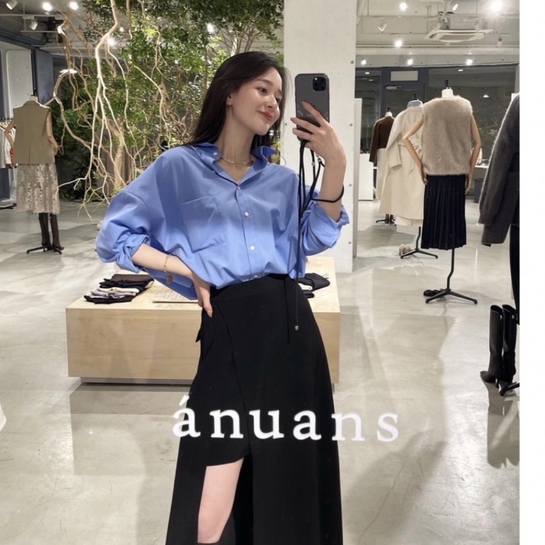 ánuans(アニュアンス)のanuans  スタンダードシャツ　 レディースのトップス(シャツ/ブラウス(長袖/七分))の商品写真