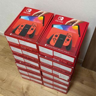 ［やや傷あり］Switch マリオレッド　空箱14個(家庭用ゲーム機本体)