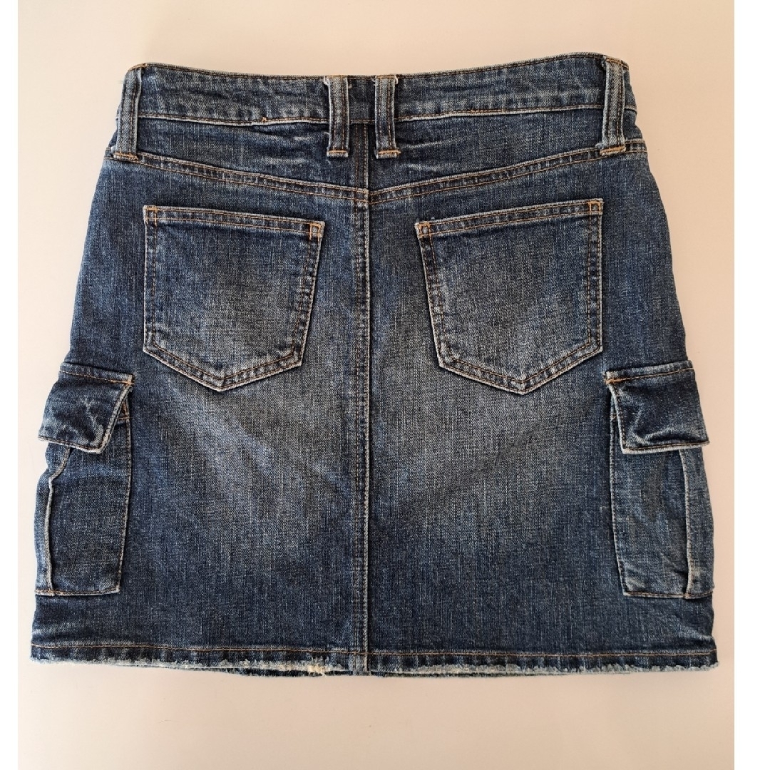 archives(アルシーヴ)のarchives 　ミニデニムスカート レディースのスカート(ミニスカート)の商品写真