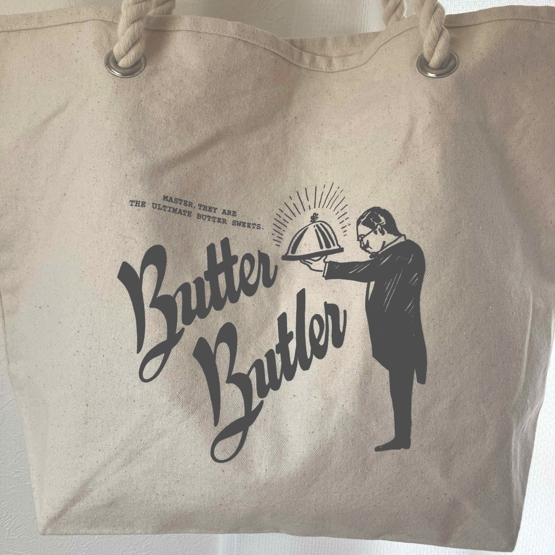 ButterButler バターバトラー キャンバス 大きめ バッグ エコバッグ レディースのバッグ(トートバッグ)の商品写真