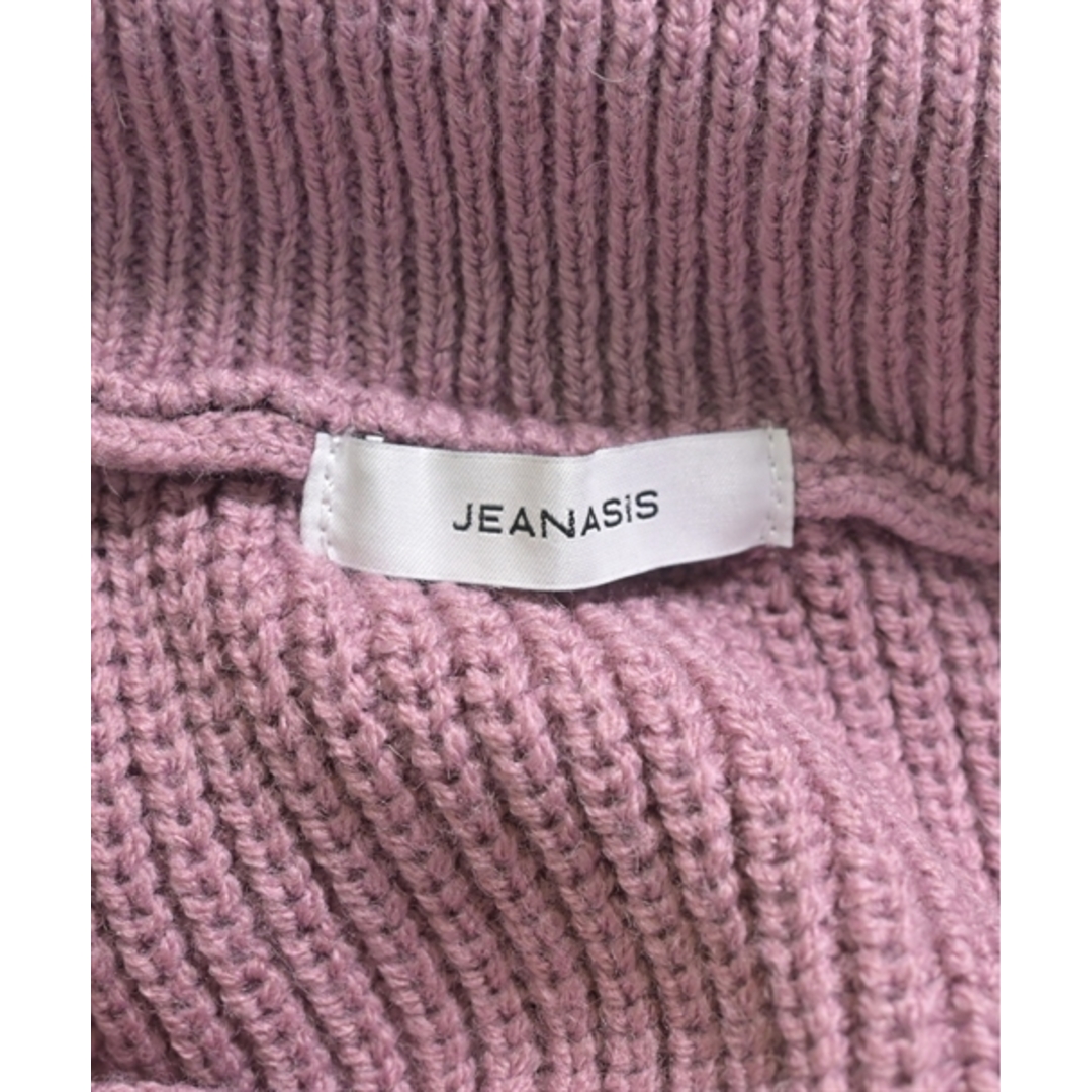 JEANASIS(ジーナシス)のJEANASIS ジーナシス ニット・セーター F ピンク 【古着】【中古】 レディースのトップス(ニット/セーター)の商品写真