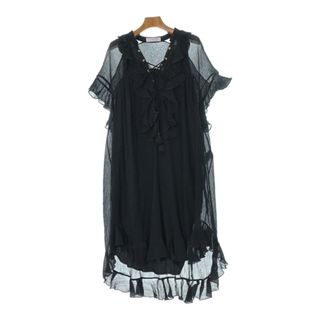 クロエ(Chloe)のChloe クロエ ワンピース 36(XS位) 黒 【古着】【中古】(ひざ丈ワンピース)