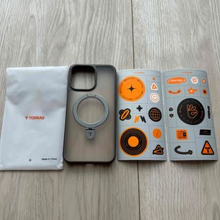 トラス UPRO Ostand MatteCase 15ProMax グレー(iPhoneケース)