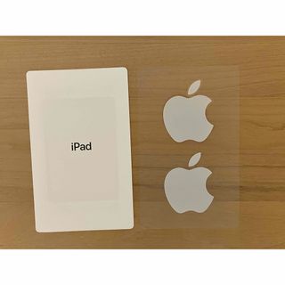 Apple - Apple  ipad  ステッカー  シール  ホワイト  2枚 