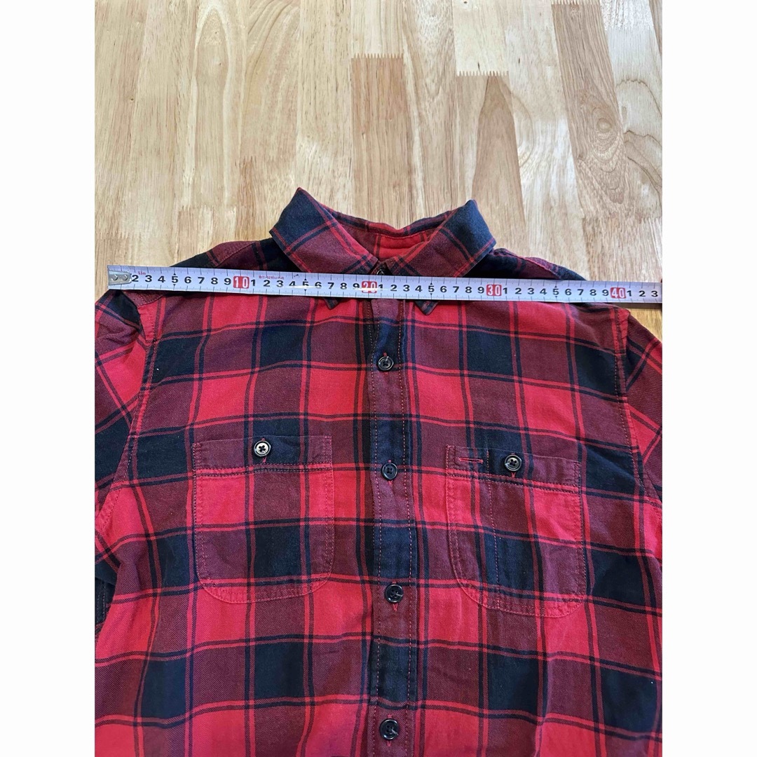 GAP(ギャップ)のネルシャツ　赤　チェック　GAP　XXSサイズ メンズのトップス(シャツ)の商品写真