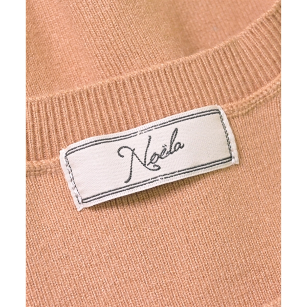 Noela(ノエラ)のNoela ノエラ ニット・セーター -(XS位) ベージュ 【古着】【中古】 レディースのトップス(ニット/セーター)の商品写真